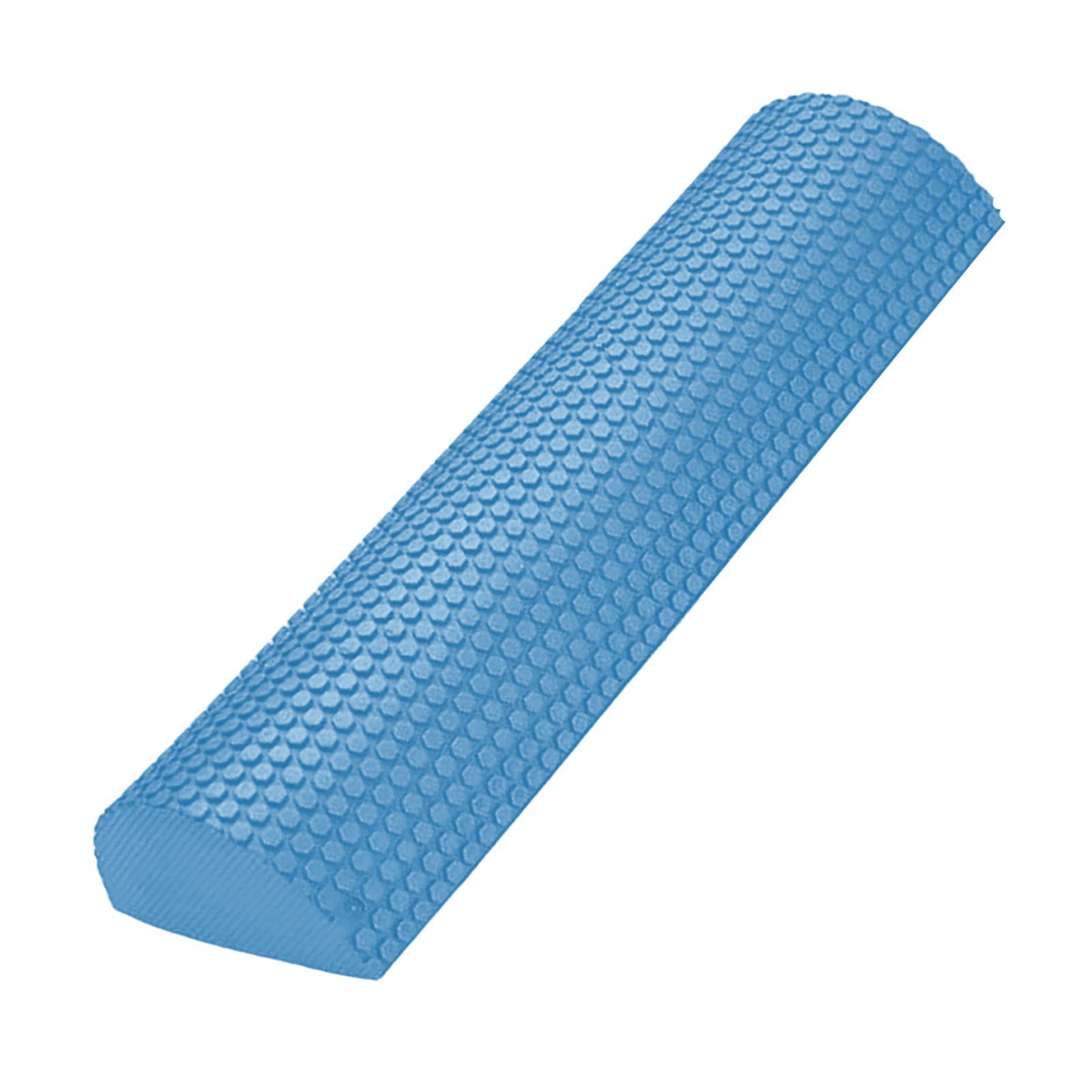 EVA Half Foam Roller High Density for Pliability Back Blue 30cmx7.5cm