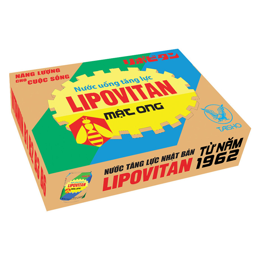 Nước uống tăng lực Lipovitan thùng thường 24 lon