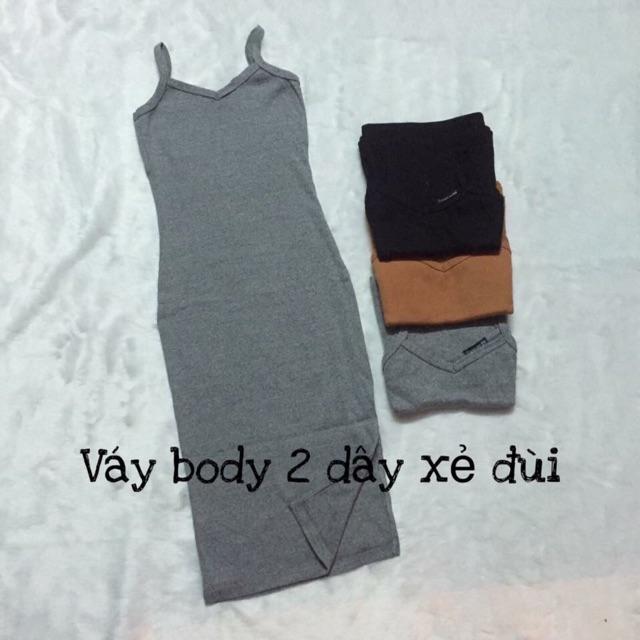 Váy Body 2 Dây Xẻ Đùi