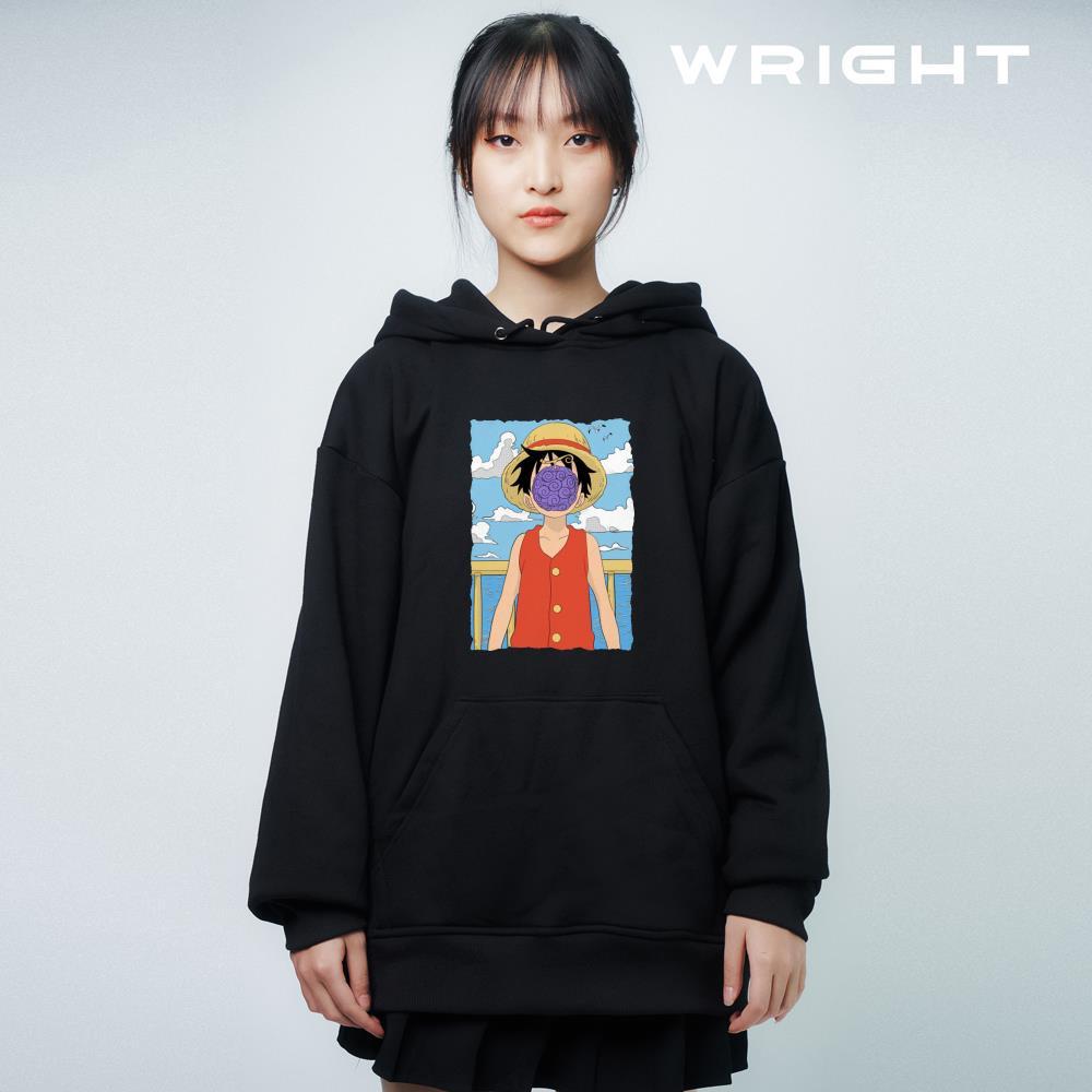Áo hoodie anime Gomu Gomu no Magritte one piece Wright phong cách cực chất dáng rộng oversize unisex