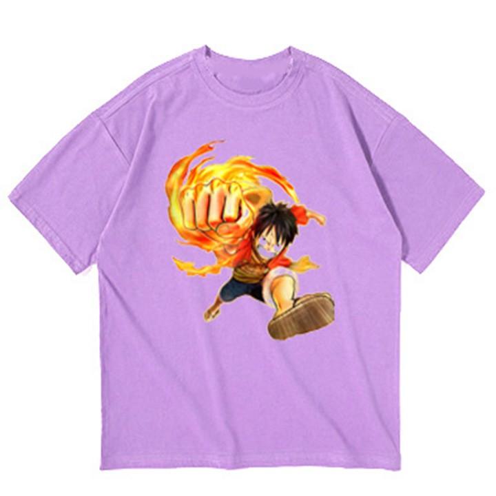 Áo thun bé trai form rộng in hình LUFFY - ATBT17