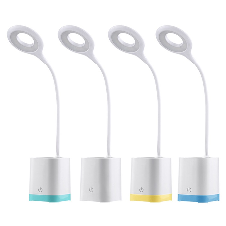 Đèn led để bàn cắm USB kiêm hộp đựng bút sang trọng, ĐỘ BỀN CAO (  Tặng kèm quạt cắm cổng USB )