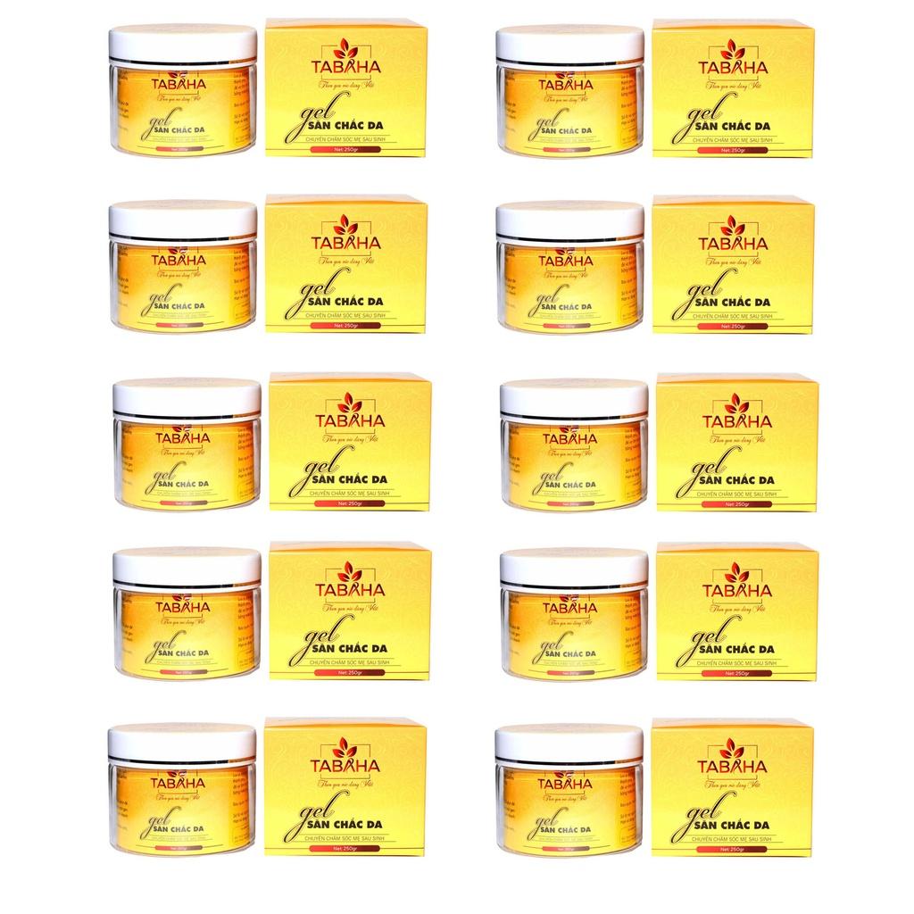 Combo 10 Hộp Kem Tan Mỡ Bụng Tabaha 250g Tặng Thước Dây
