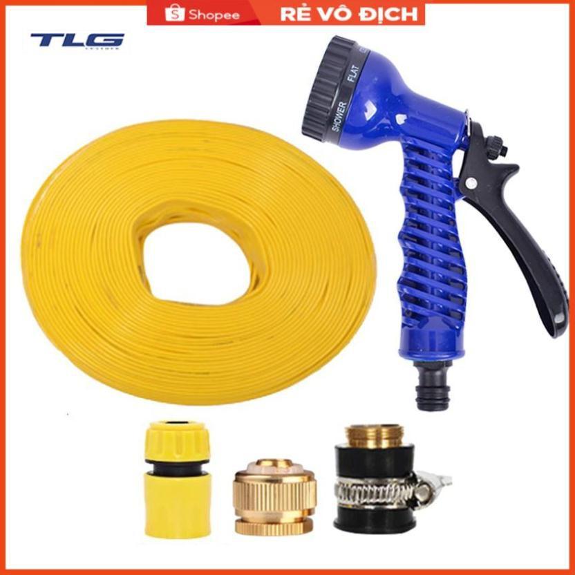 Bộ dây và vòi xịt tăng áp lực nước,rửa xe, tưới cây 7-10m  206843