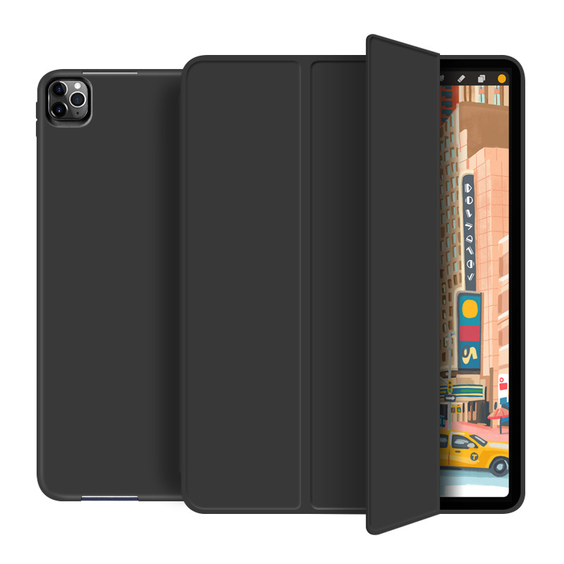 Bao Da Cover Dành Cho Apple Ipad Pro 12.9 Inch 2020 Có Khe Cho Apple Pencil Hỗ Trợ Smart Cover