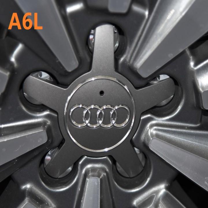 Logo chụp mâm, lazang bánh xe Audi đường kính 135mm A6Q5135: Dùng cho các loại xe: A6 A6L A4 A4L A5 A7 S5 Q3 Q5 RS