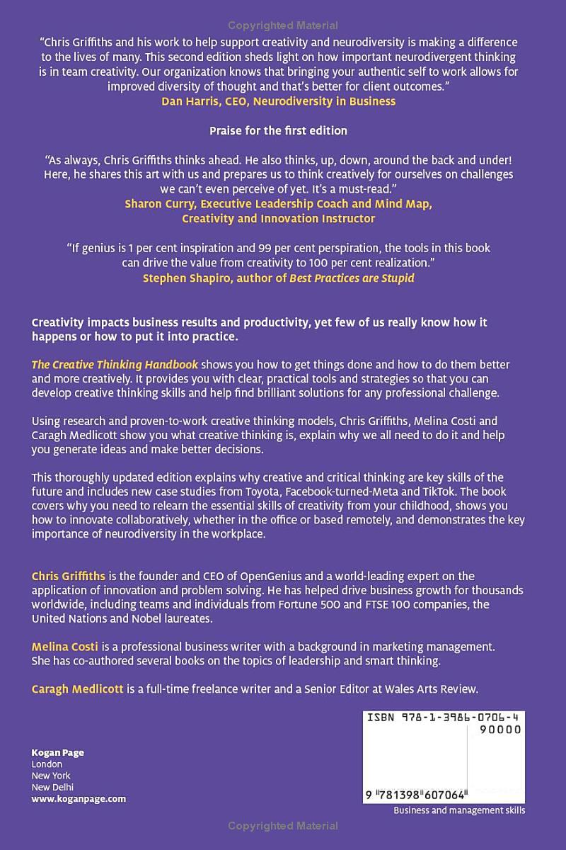The Creative Thinking Handbook - Your Step-By-Step Guide To Problem Solving In Business