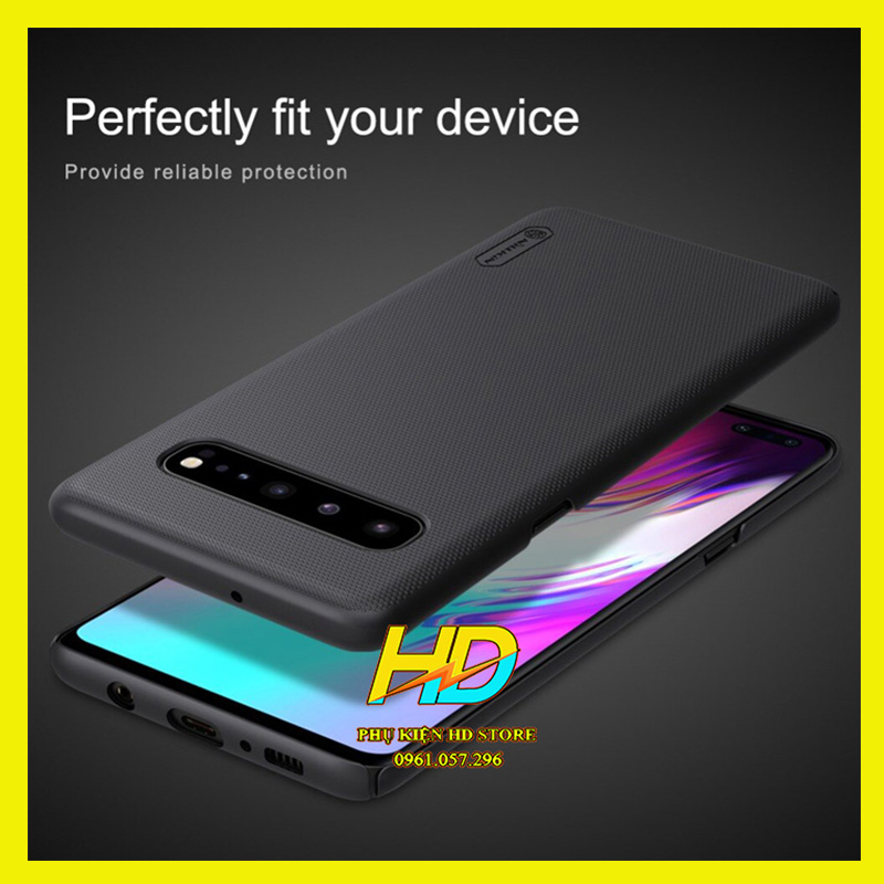 Ốp lưng Dành cho Samsung S21 5G Chính Hãng Nillkin Dạng sần, chống bám vân tay và mồ hôi tay - Hàng Chính hãng
