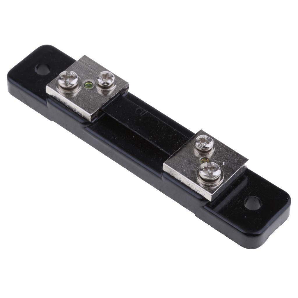75mV Shunt Resistor for DC Current Meter Amp Analog Panel Ammeter FL-2