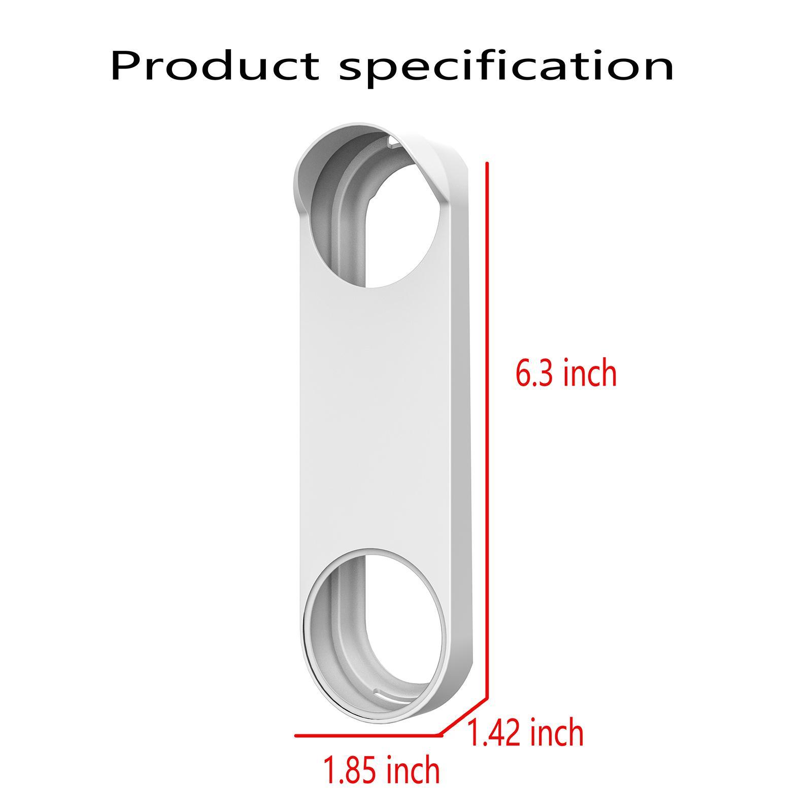 Doorbell Mount Holder Adjustable & Silicone Case for Google Nest Doorbell