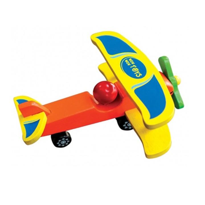 Đồ chơi gỗ Máy bay thể thao | Winwintoys 67262 | Phát triển trí tưởng ượng và vận động | Đạt tiêu chuẩn CE và TCVN