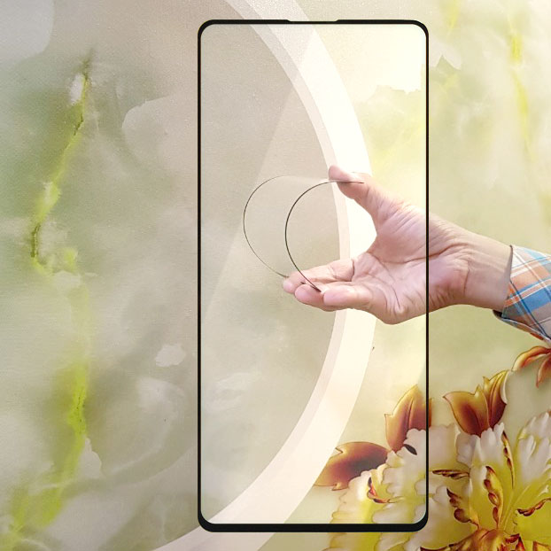 Miếng kính cường lực cho Realme X50 Full màn hình - Đen
