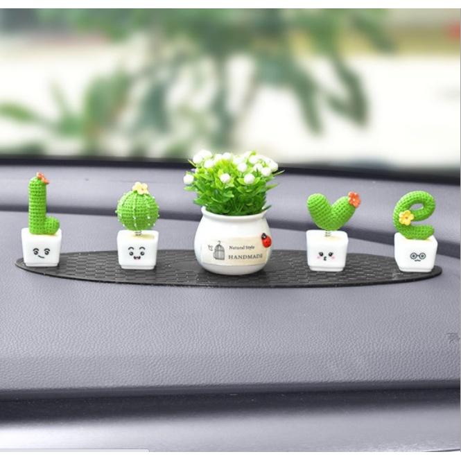 Set trang trí taplo ô tô hình chữ LOVE xương rồng xinh xắn loại to, đẹp - Hoàng Đông Shop