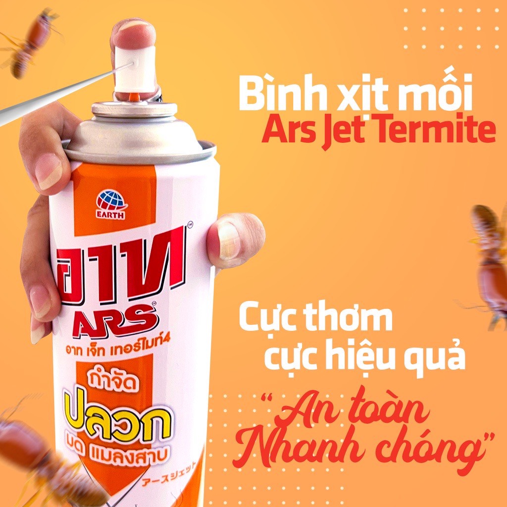 Bình Xịt diệt mối Thái Lan ARS Jet Termite4 600ml