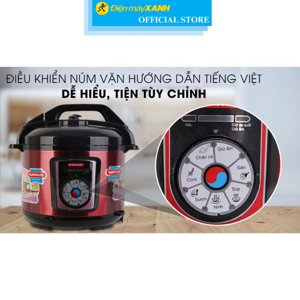 Nồi áp suất điện Sunhouse SHD1755 5 lít - Hàng Chính Hãng