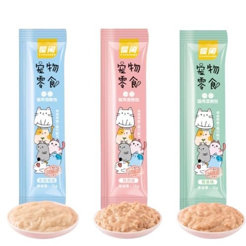 Súp Thưởng Cho Mèo Shizuka/ Pet Snacks/ Ciaowang/ Bệ Hạ/ Catfood Liebao Thanh 15g, Cung Cấp Đầy Đủ Dinh Dưỡng