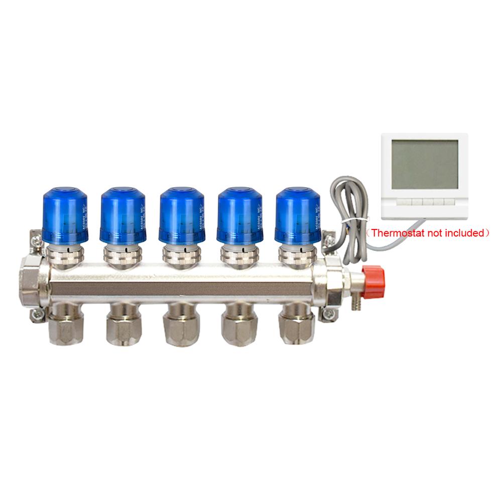 Thermal Actuator AC 230V Normally Close Electric Actuator M30 * 1.5 Thread for Floor Heating Thermostat