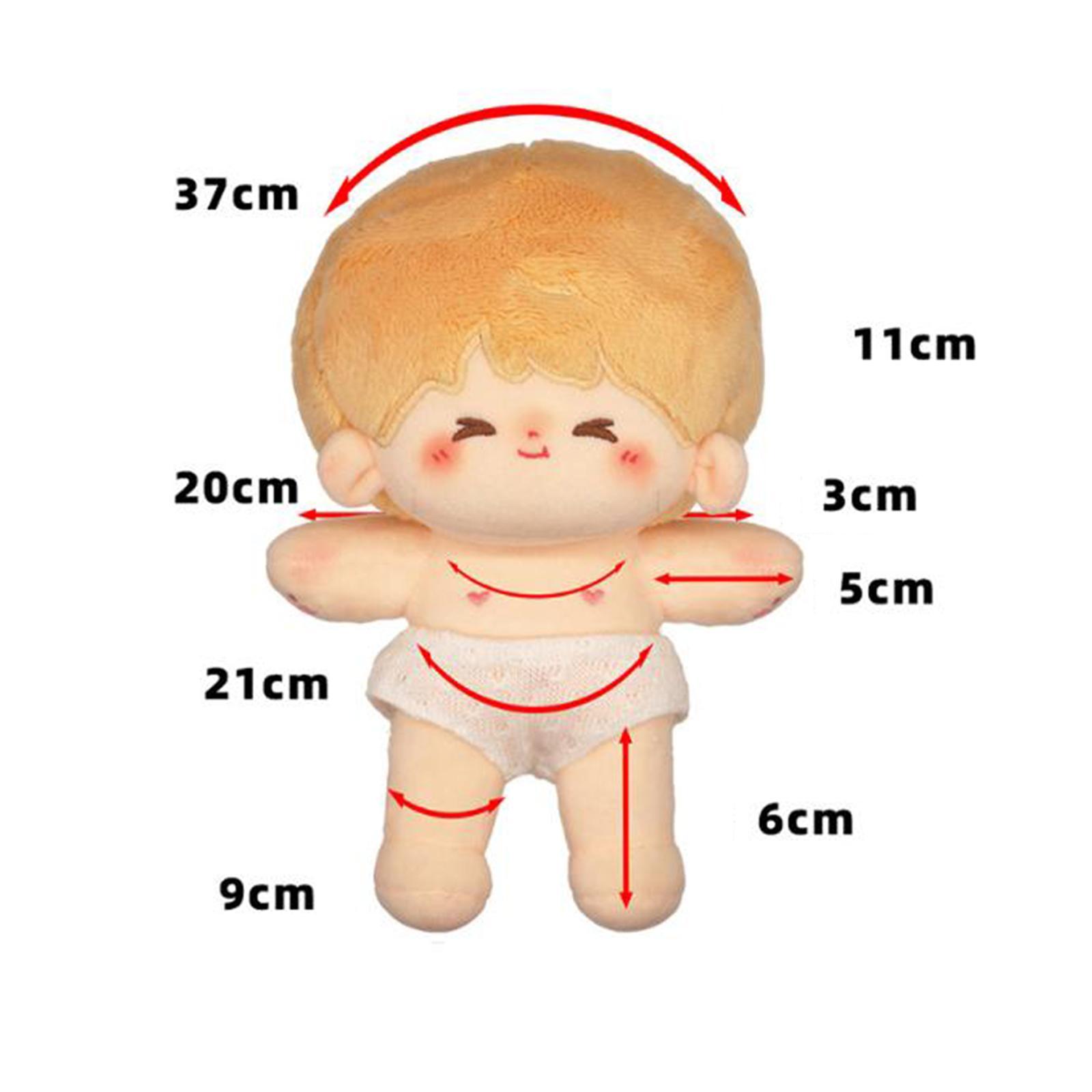 Fashion Dress up Doll Outfits Handmade Soft Clothing Casual Wear, Kids Toy DIY 7.8inch Doll Clothes Set for Reborn Doll Baby Doll Accessories