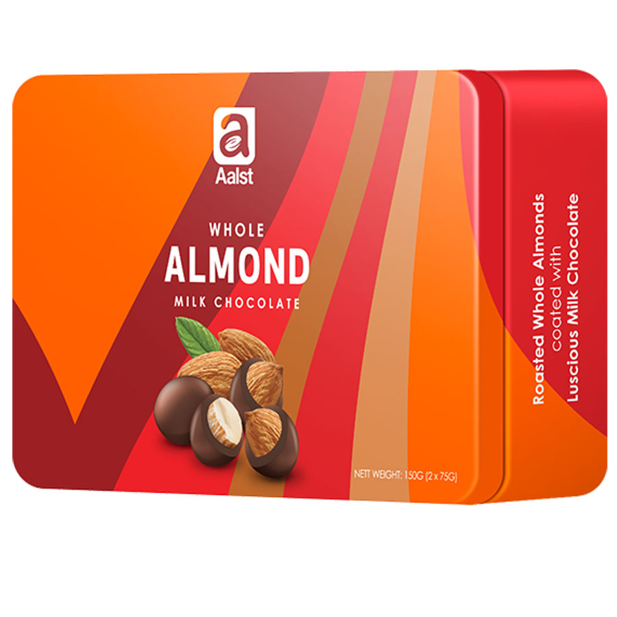 Socola Aalst Almond hộp thiếc 150gr