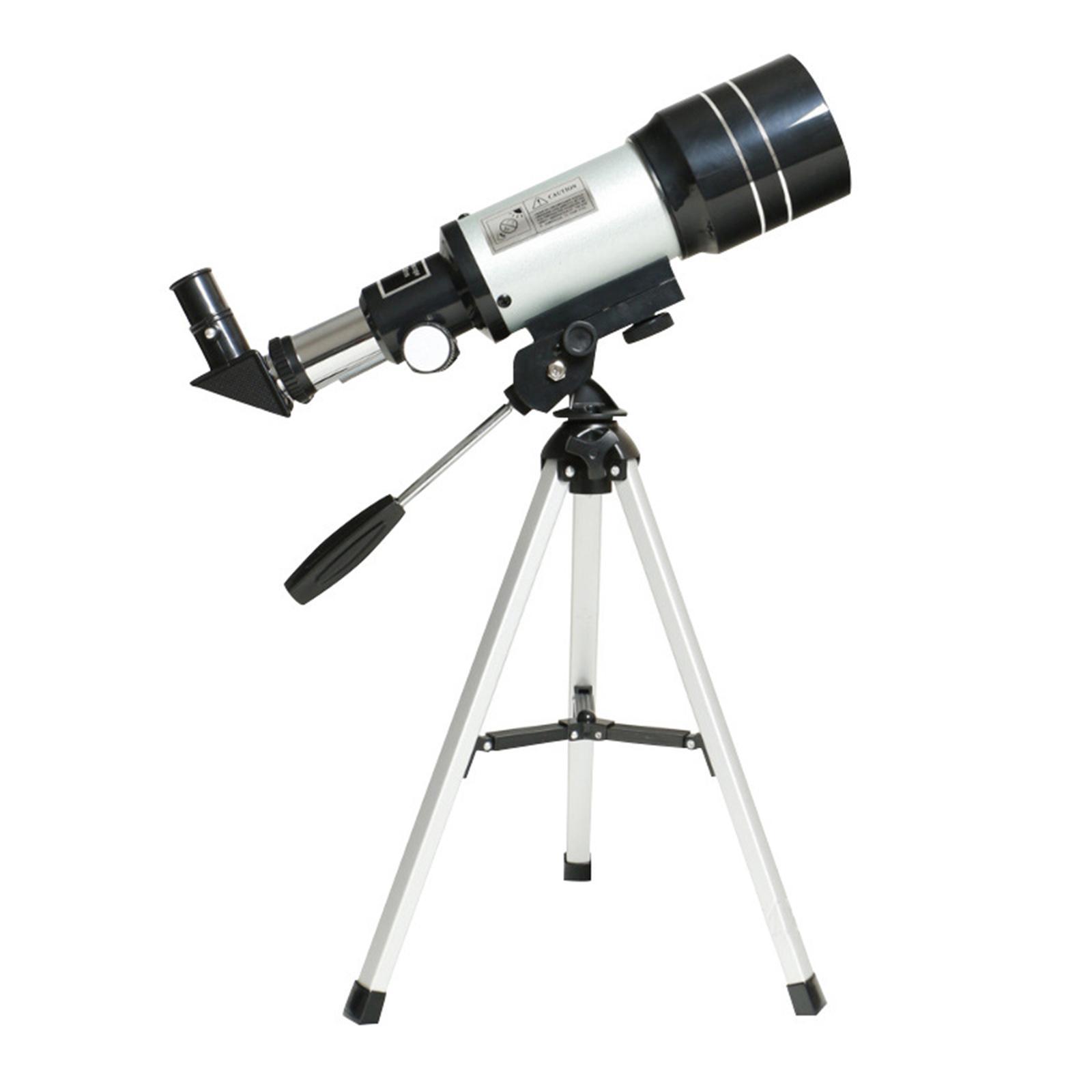 Portable 70mm 300mm Telescope for Beginners Easily Install Astronomy Refractor Telescope ,to Observe Celestial Objects at Night Accessory