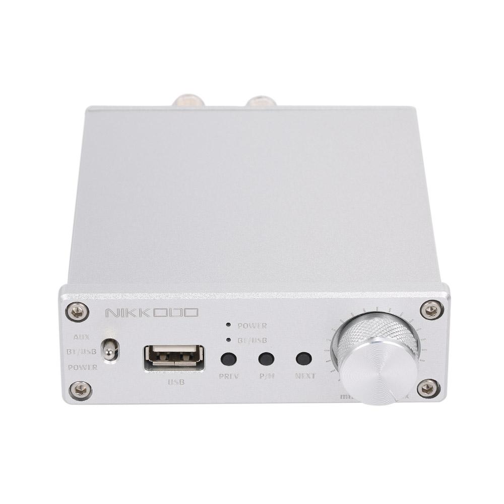 Bộ khuếch đại công suất âm thanh kỹ thuật số NIKKODO NK-368R BT 4.0  HiFi Mini Kênh đôi 50W + 50W