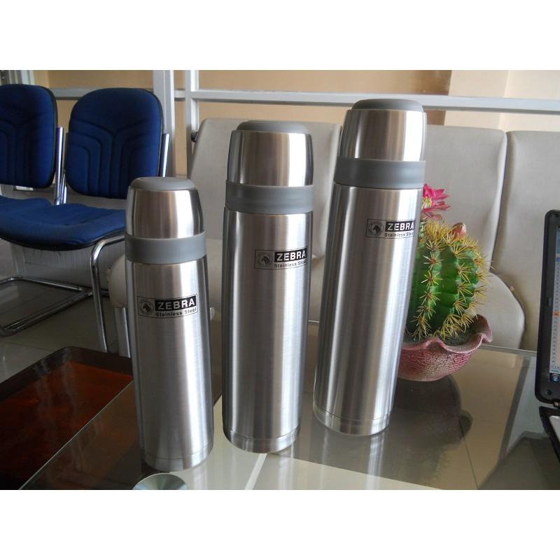 Bình giữ nhiệt inox Zebra Thái lan 0,45 lít và 1 lít