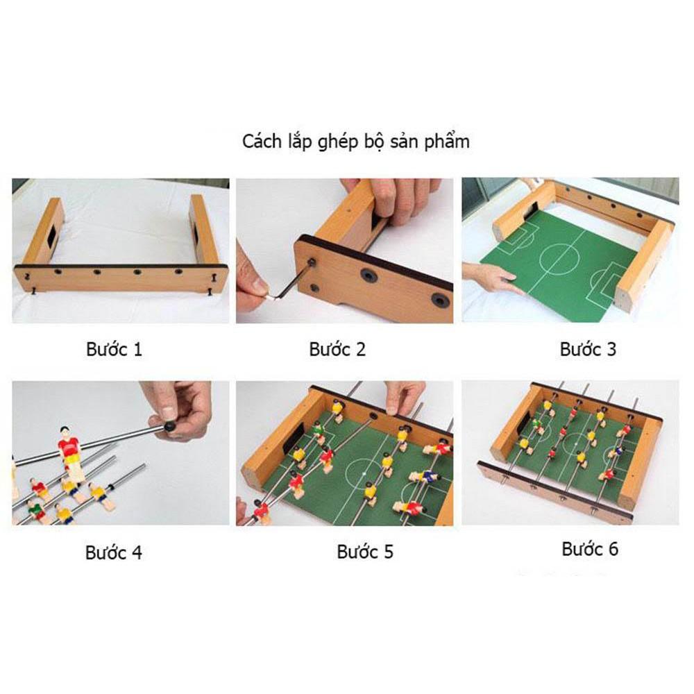 Bàn bi lắc,Đồ chơi bàn bi lắc bóng đá Table Top Foosball  dành cho bé yêu thích thể thao