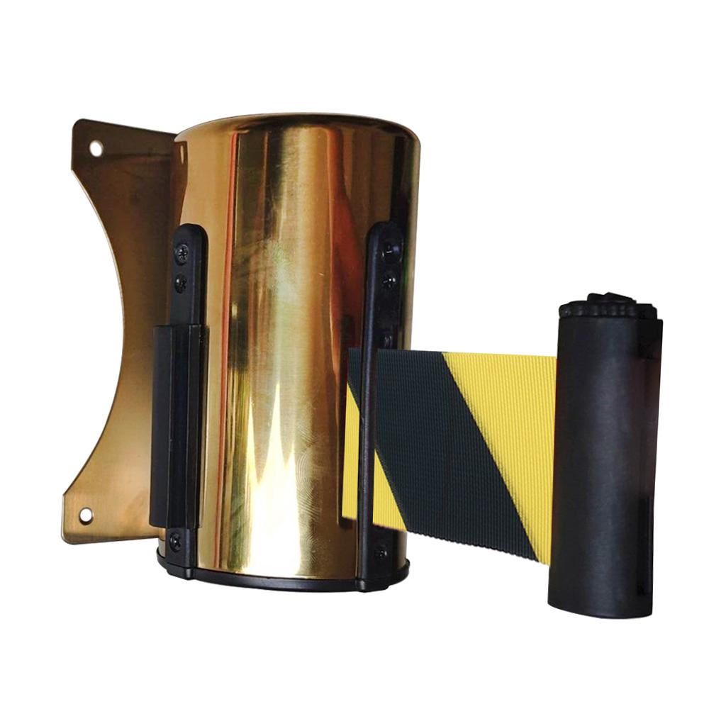 Stanchion Queue Barrier Có Thể Thu Vào Dây đeo Gắn Tường Với Phụ Kiện