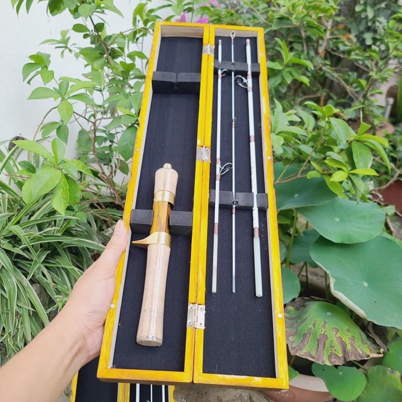 cần X UL TEUCER - 4 khúc - dài 1m4 có máy ngang và máy đứng AnhNamFishing - Cần ngang