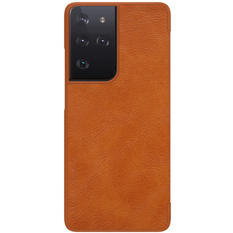 Bao da dành cho Samsung Galaxy S21 Plus Nillkin QIN có ngăn đựng thẻ - Hàng Chính Hãng