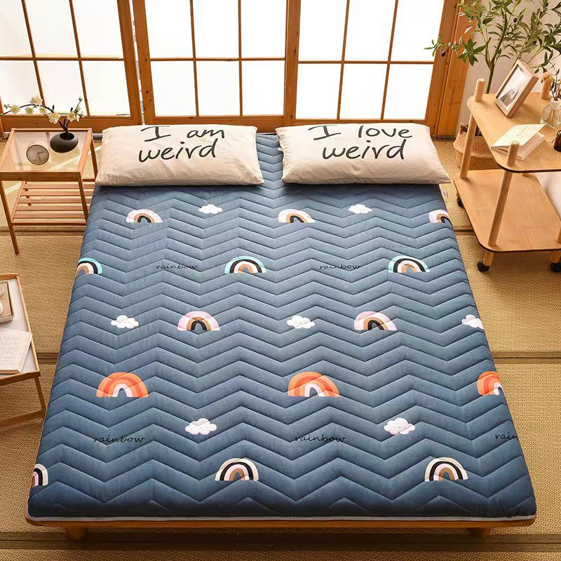 Nệm ngủ loại 1m8x2m, đệm thảo dược, nệm 2 người, đệm ngủ trải sàn. Thiết kế gọn nhẹ gấp lại gọn gàng