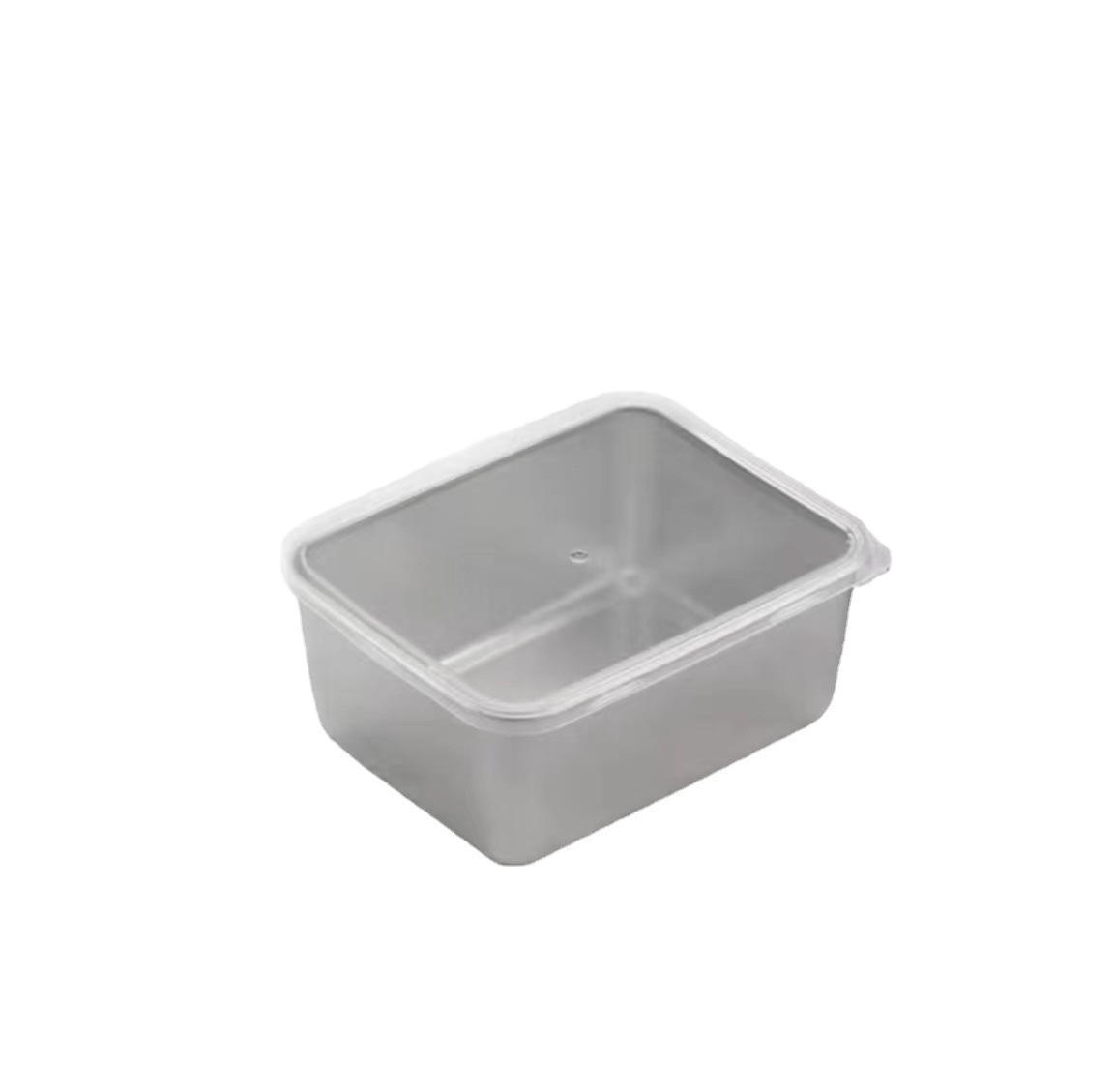 Hộp Đựng Thực Phẩm INOX Có Nắp Nhựa