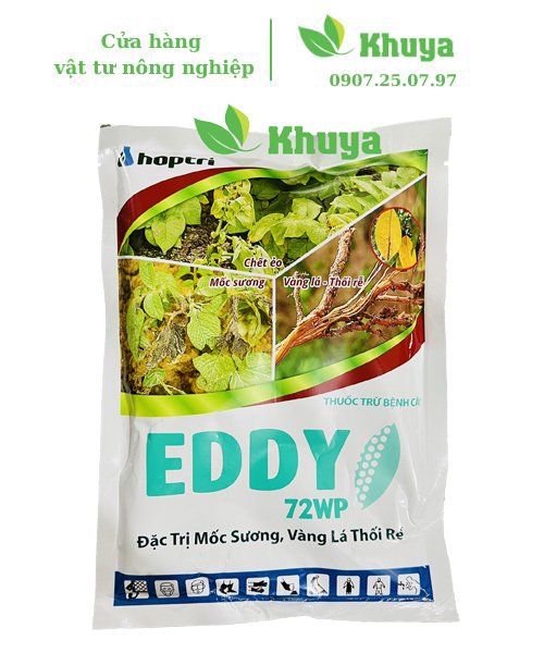 Thuốc trừ bệnh Eddy 72WP 500gr chuyên Mốc sương - Vàng lá - Thối rễ