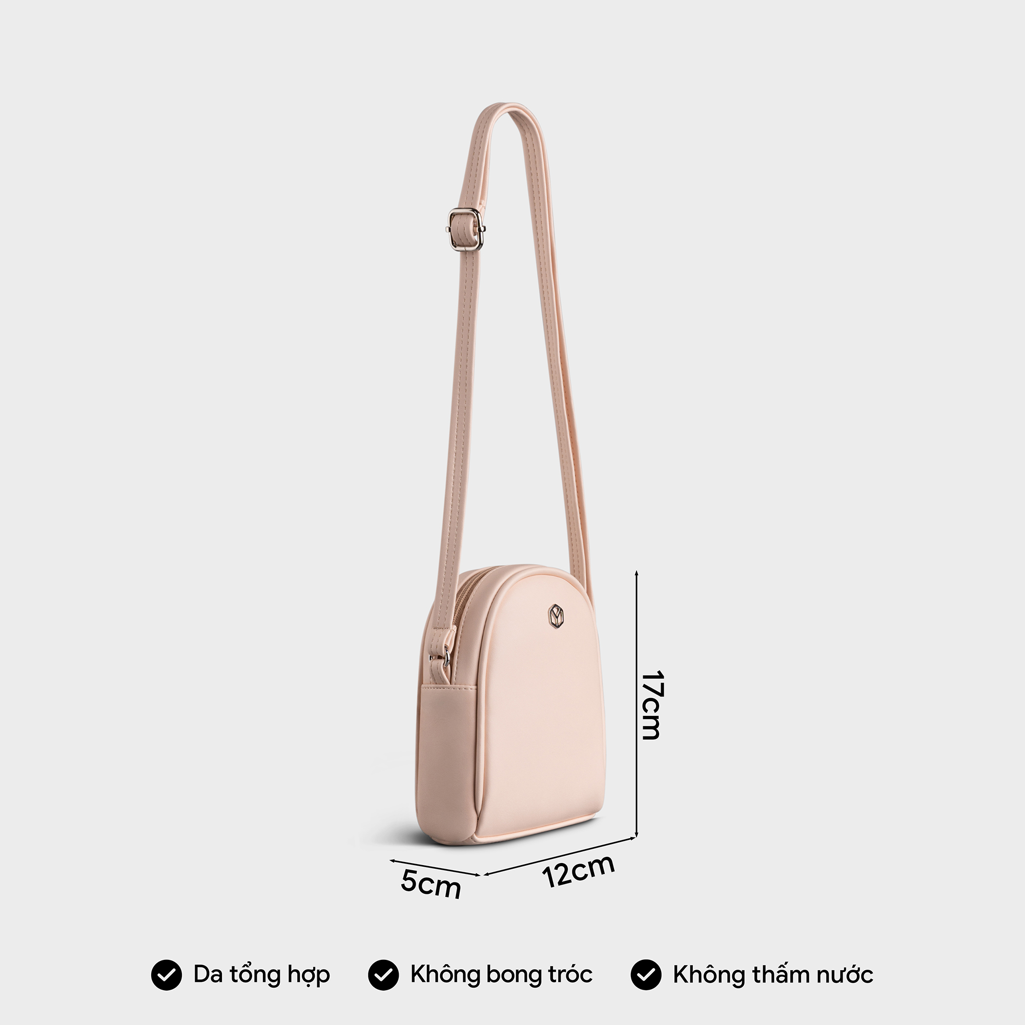 Túi Yuumy ( Thời trang nữ dáng cong mini - Túi đeo chéo da Seasand YN200 )