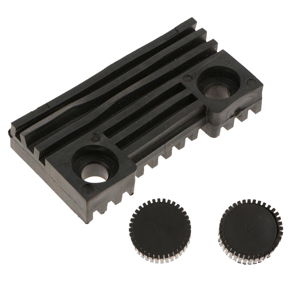 1 Set New Black Fuel Gas Tank Rubber Cushion Pad Set for Suzuki GN125 GS125