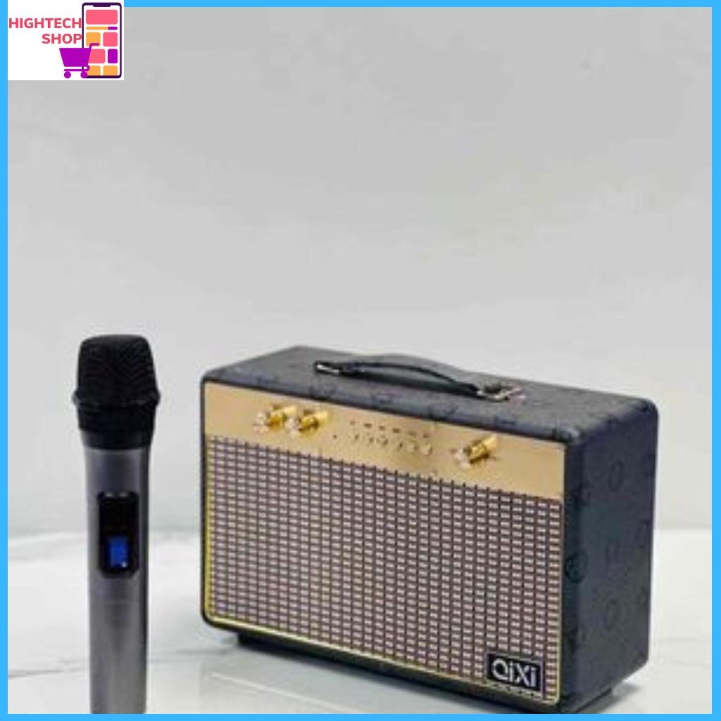 Loa Bluetooth Karaoke Qixi SK-20253 Âm Thanh Siêu Đỉnh Tích Hợp Tặng Kèm 1 Tay Mic Không Dây Cực Hay