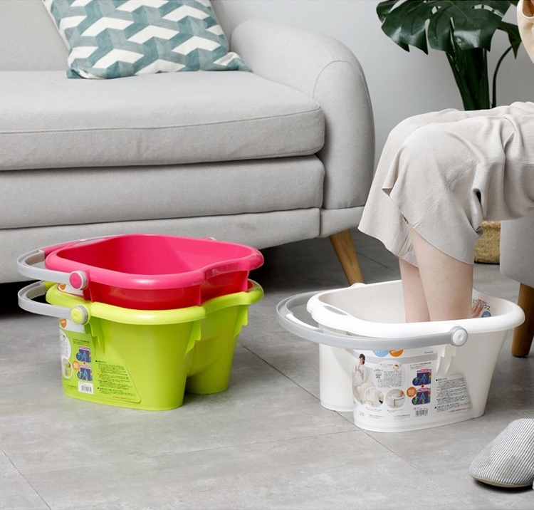 Chậu ngâm chân thư giãn Inomata Relax Ashiyu 13L - Hàng nội địa Nhật Bản |#Made in Japan| |#Nhập khẩu chính hãng| |#Mẫu Mới|