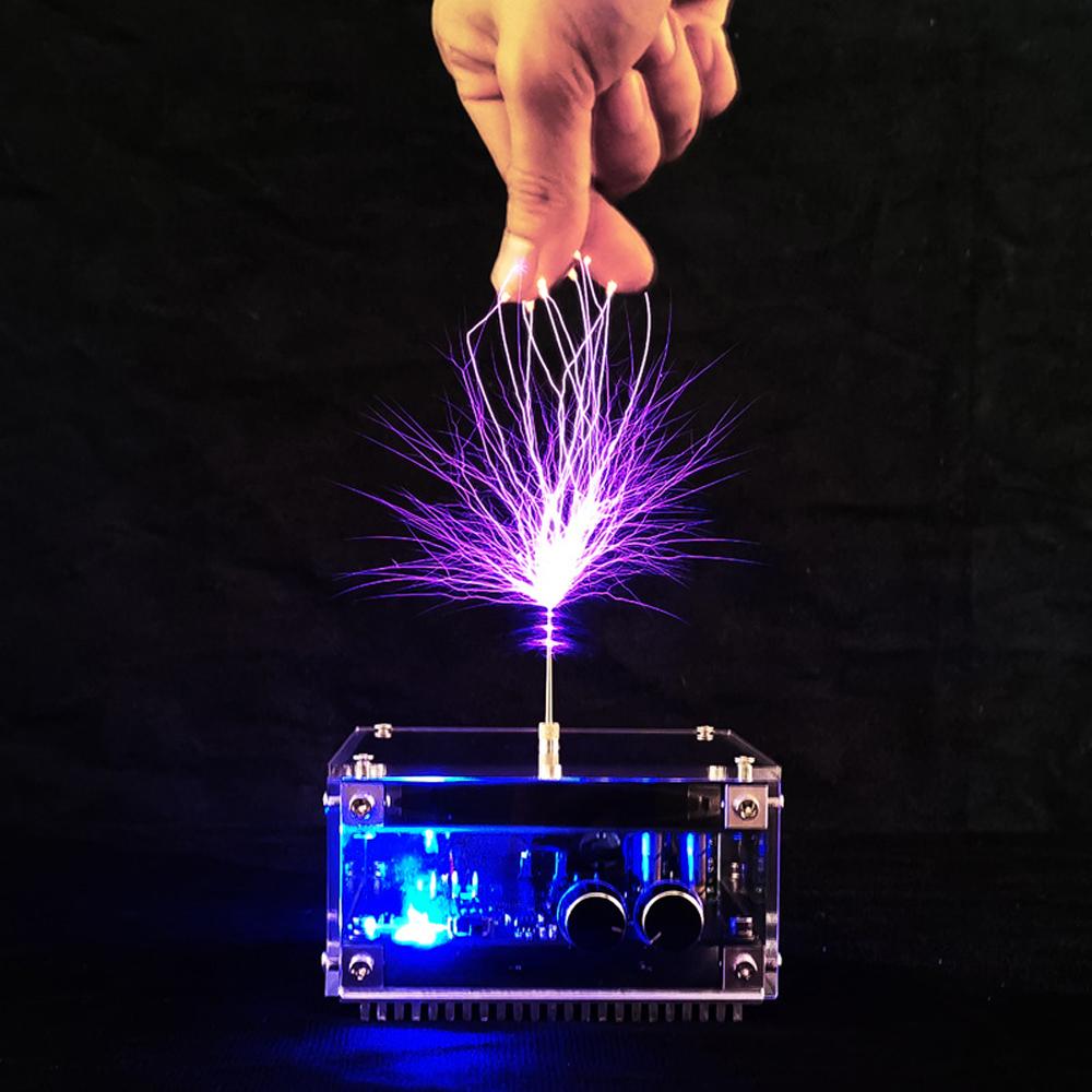Multifunctional Electronics Audio Music Tesla Coil Module Plasma Speaker Sound Solid Science Experimental Toy with BT