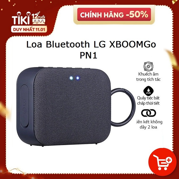 Loa Bluetooth di động LG XBOOM Go PN1 - Hàng chính hãng