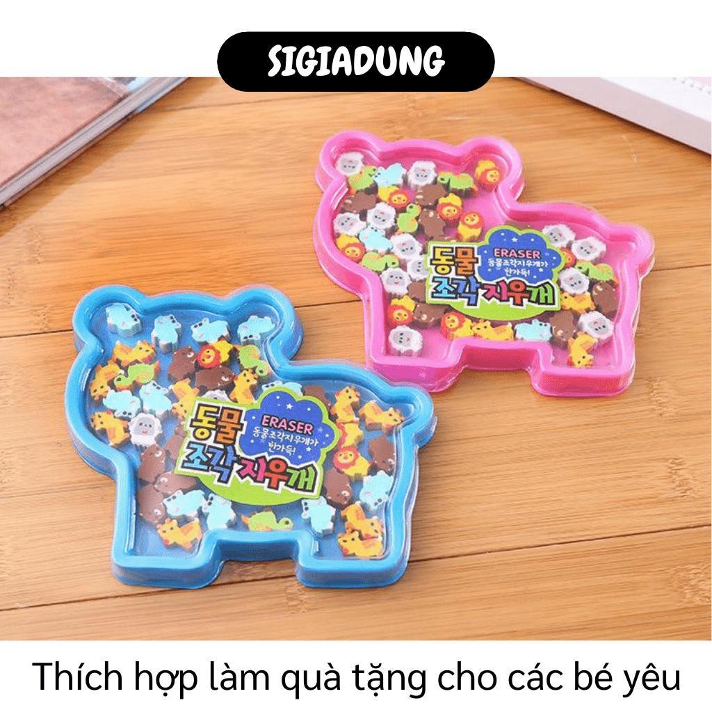 Gôm Tẩy - Hộp 30-40 Gôm Tẩy Hình Động Vật Mini Đáng Yêu Cho Bé Học Tập 8097