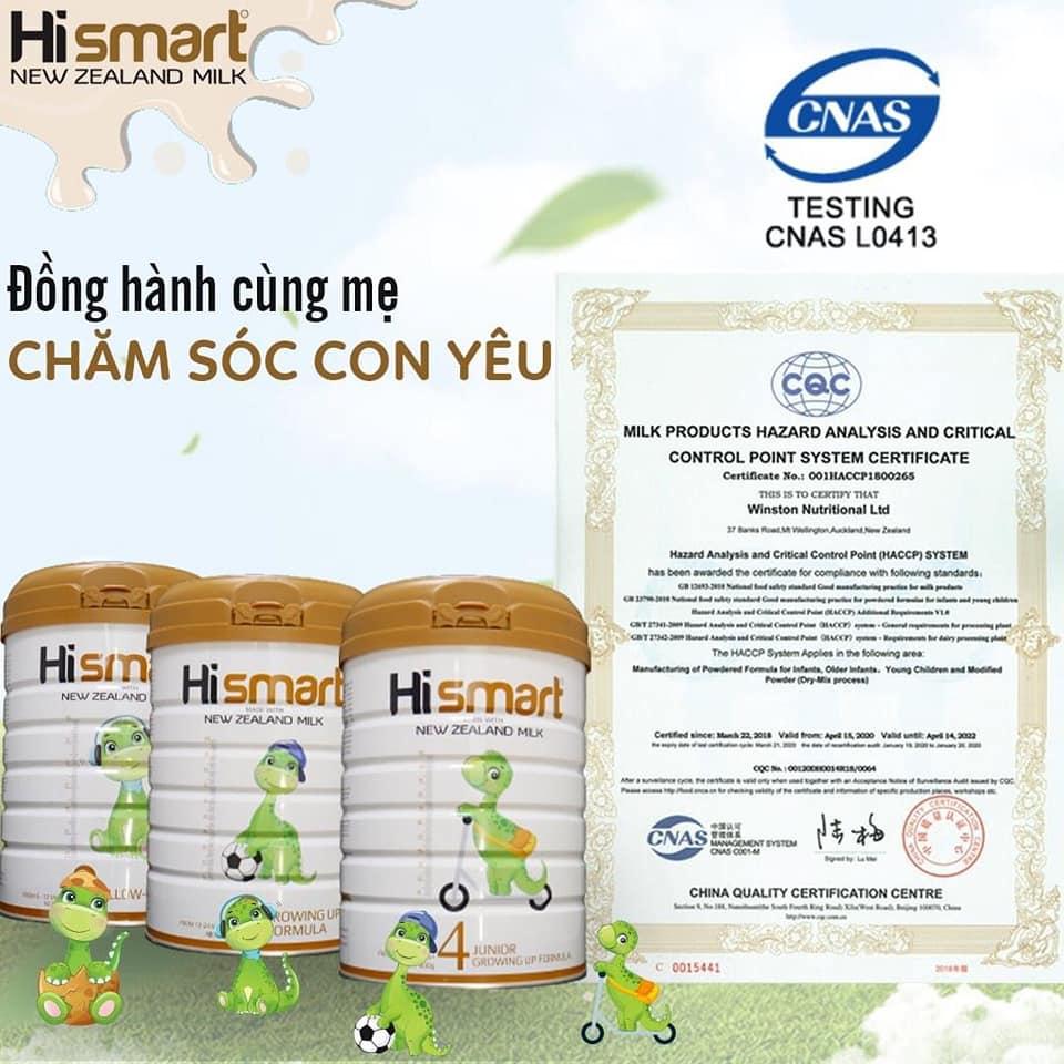 Sữa bột Hismart số 3_Cho bé từ 12-24 tháng tuổi - xuất xứ 100% New Zeland - 400g