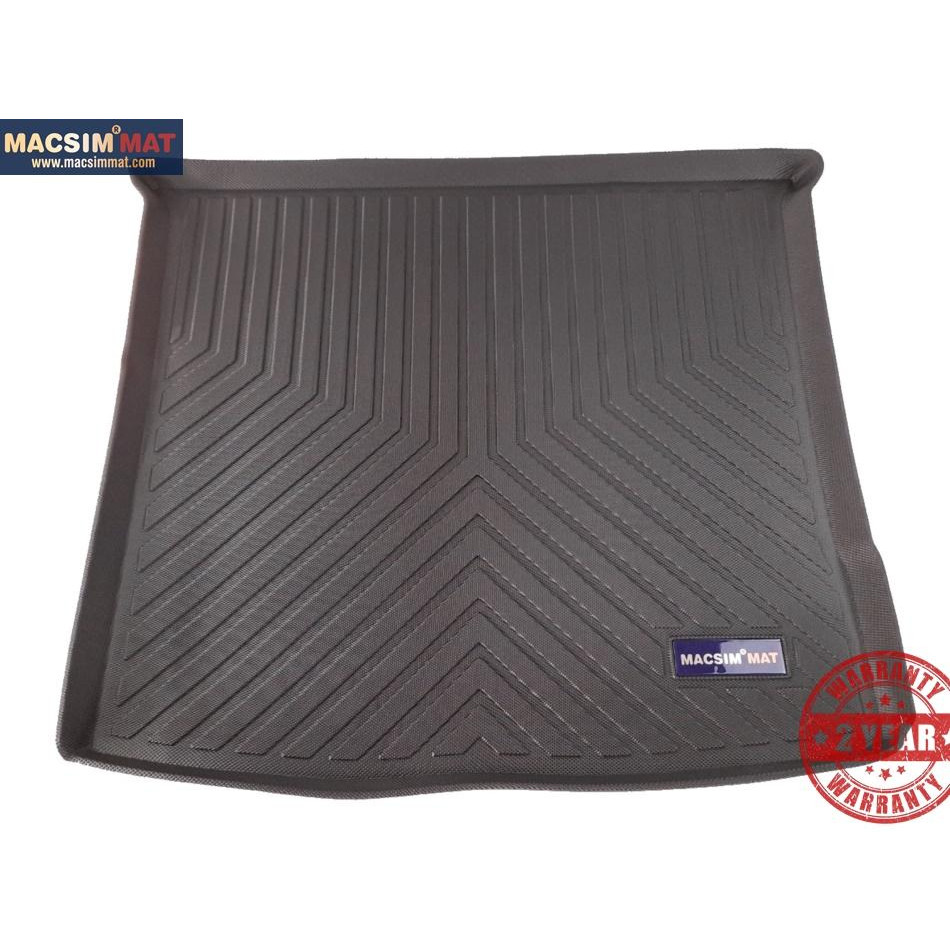 Thảm lót cốp Mercedes M class 2012-2015 nhãn hiệu Macsim chất liệu TPV cao cấp màu đen
