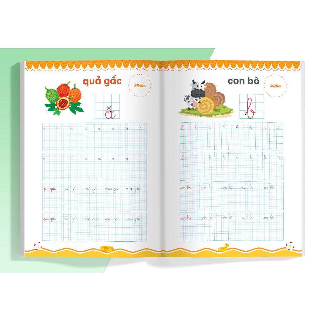 Sách Vở luyện viết hạ cỡ chữ - chữ ô li nhỏ. Quyển 2: Chữ thường