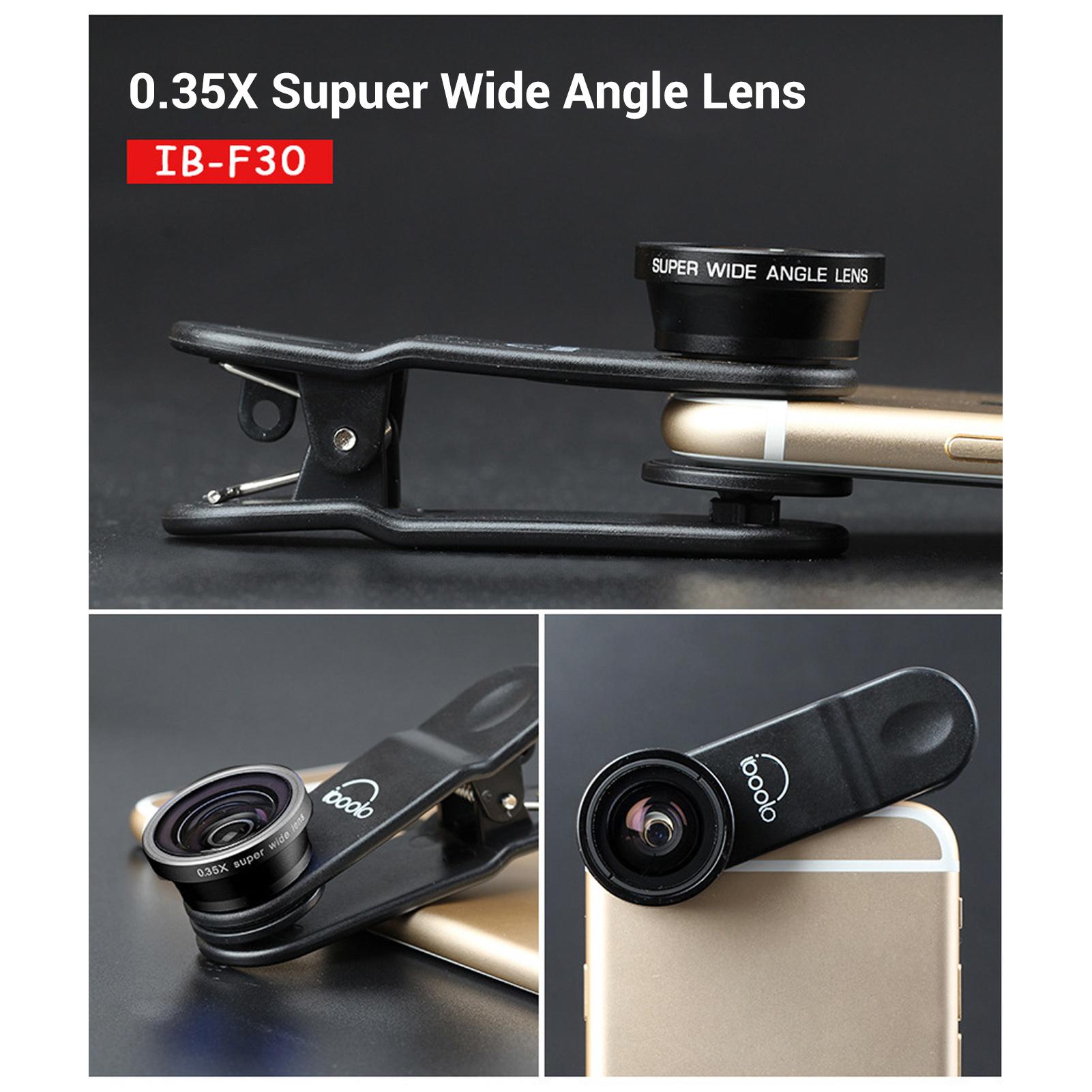 Professional HD 0.3X Ultra-Wide Angle Lens Clip-on Phone Camera Lens Add-on Lens Camera Lens No Dark Corner Compatible