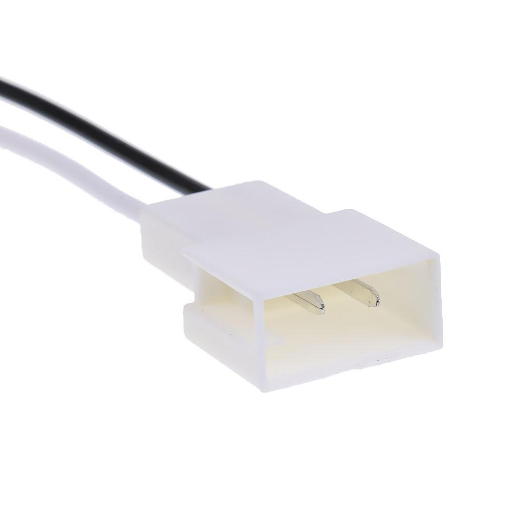 2Pieces Stereo Speaker Wire Harness+2 Pieces Speaker Adapter for