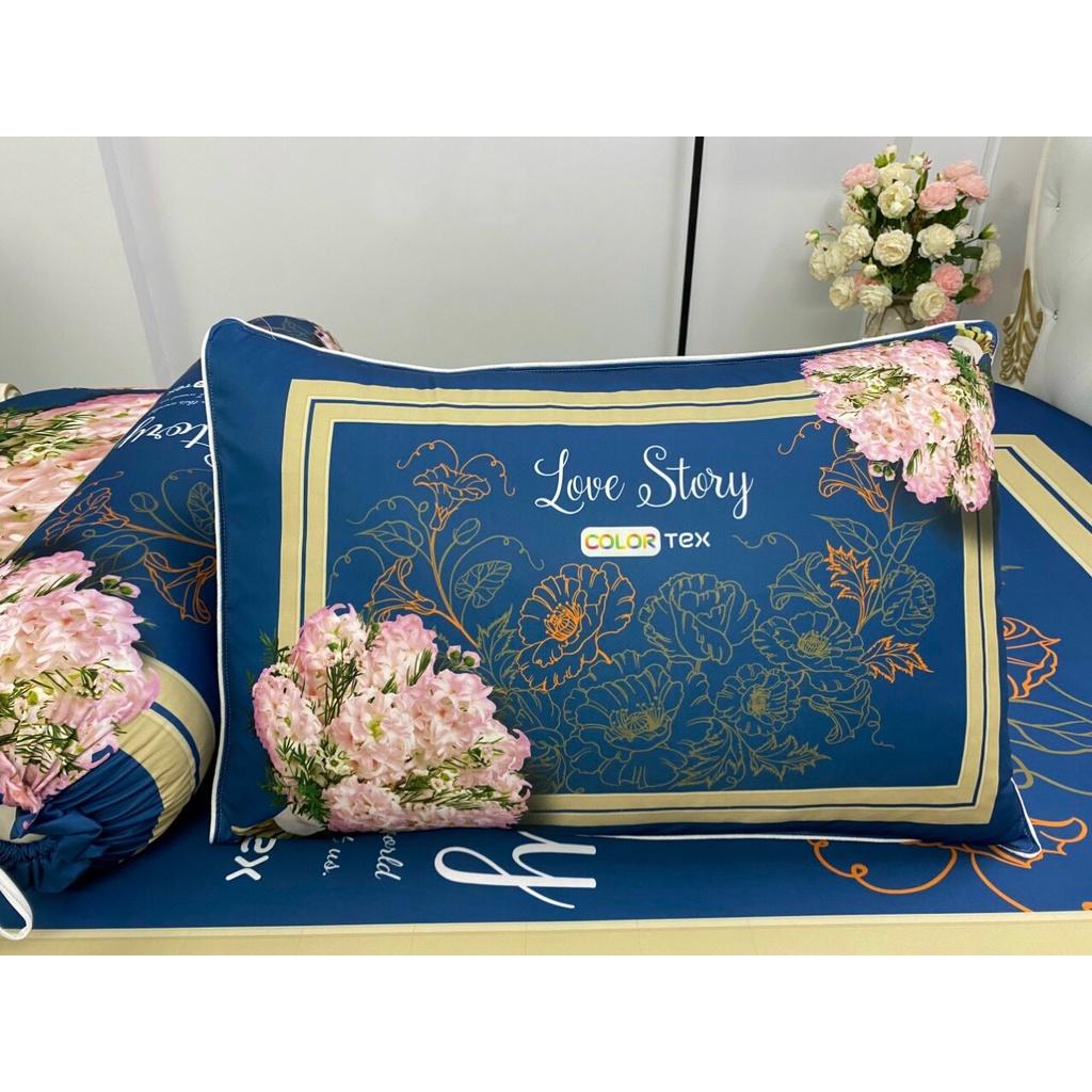 Bộ Drap+áo gối thun Ý 5D Cao Cấp , mát lạnh, thấm hút tốt