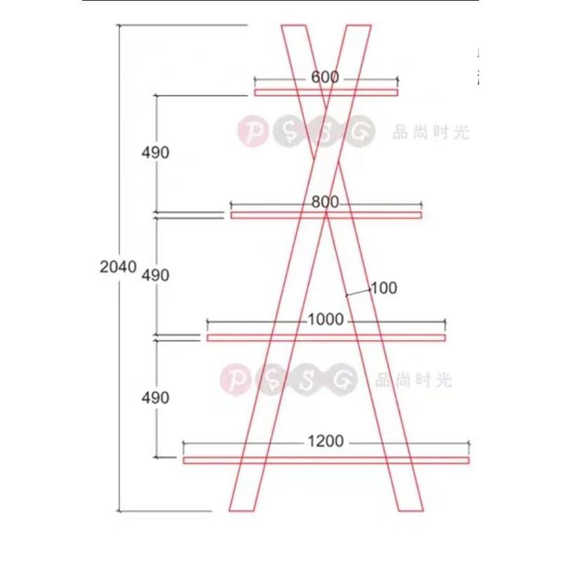 Kệ chữ X Cowo2040