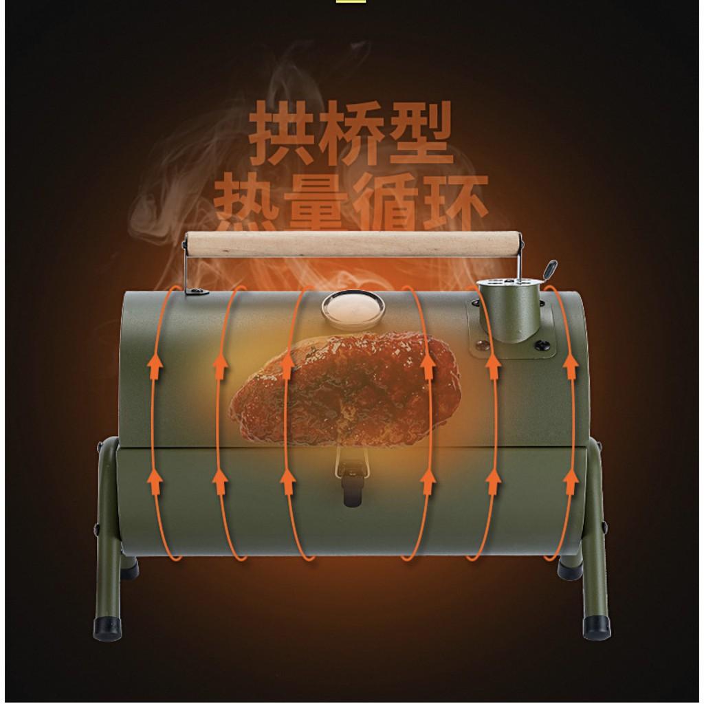 Lò nướng than có quai xách tiện lợi BBQ Bacon USA - AsiaMart