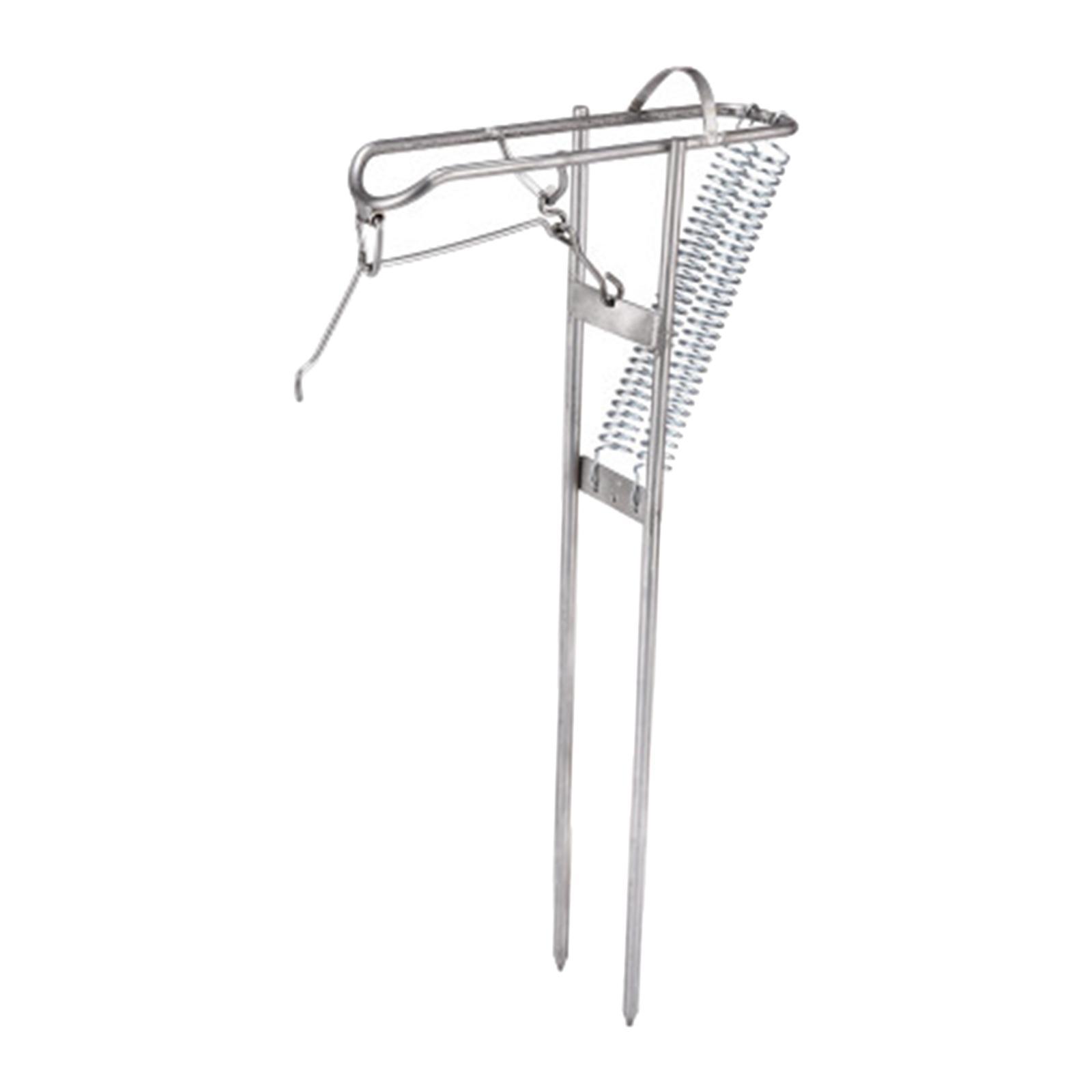 Spring Fishing Rod Holder Rod Stand Fishing Pole Holder Universal Double Spring Ground Support Rod Rack for Bank Ponds Rivers Fishing Tools