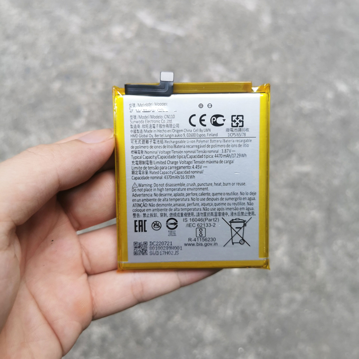 Pin dành cho điện thoại nokia x10 cn110 4470 mah